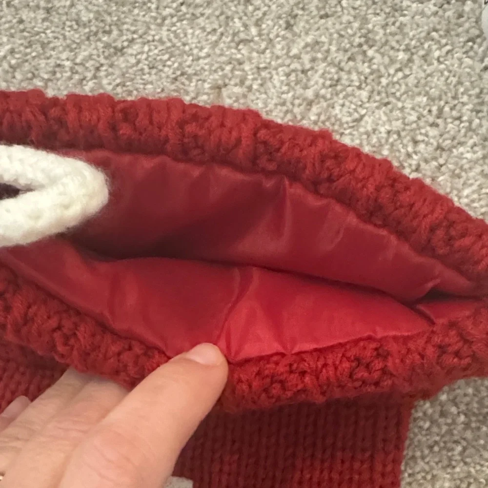 Target Festive Red Knit Stocking with Letter L